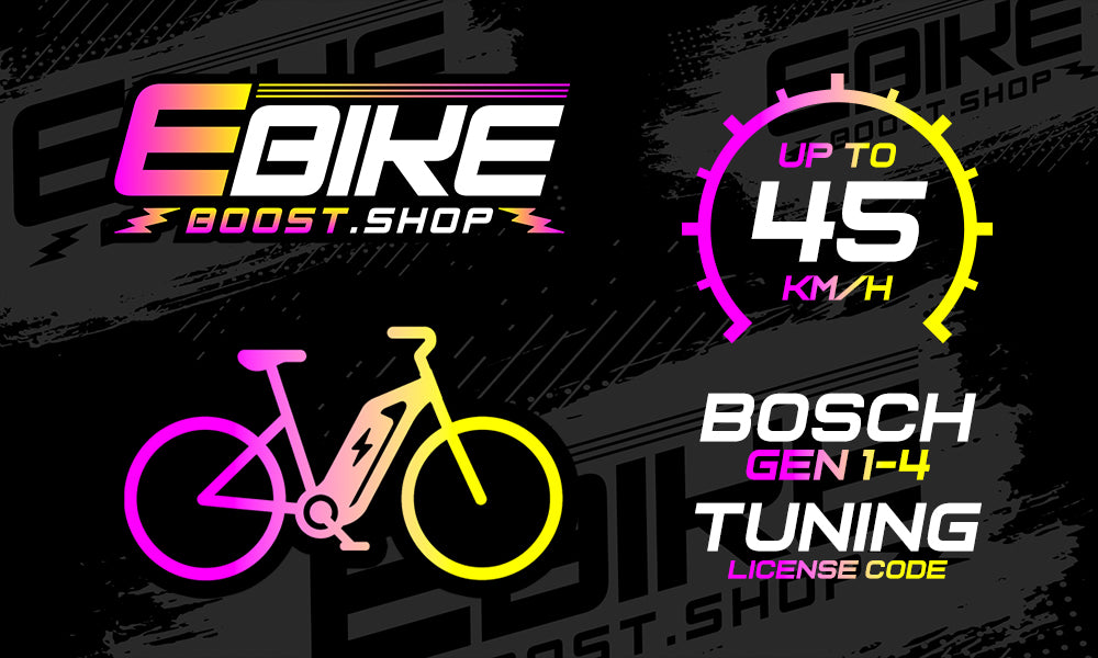 Bosch Ebike Gen 1-4 Tuning 45 Km/h (No Smart System)
